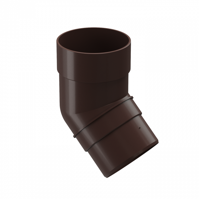 Колено 45˚ для водосточной трубы Премиум (Premium) шоколад Колено 45˚ для водосточной трубы Премиум (Premium) шоколад