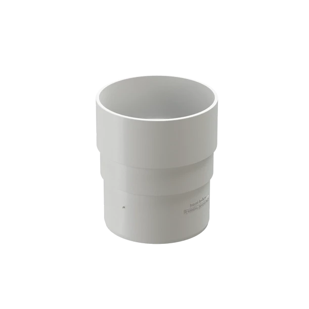 Соединитель (муфта) трубы водостока Деке Премиум Пломбир 9003